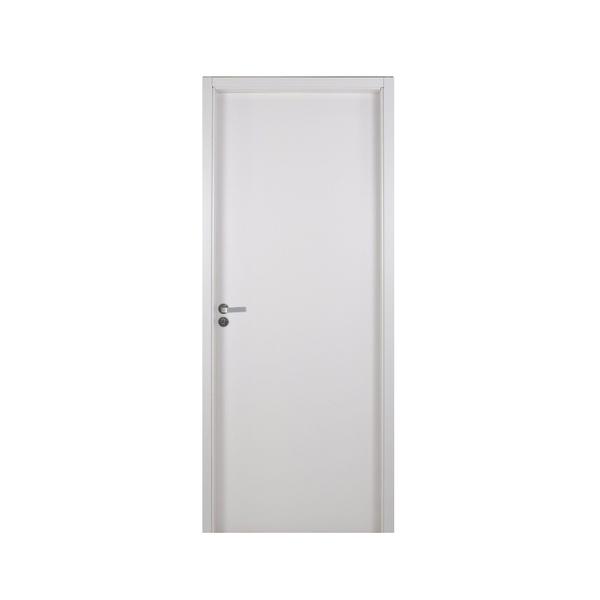 Imagem de Kit Porta de Madeira Lisa 215x64cm com Batente de MDF Ultra 12cm Melamínico MGM