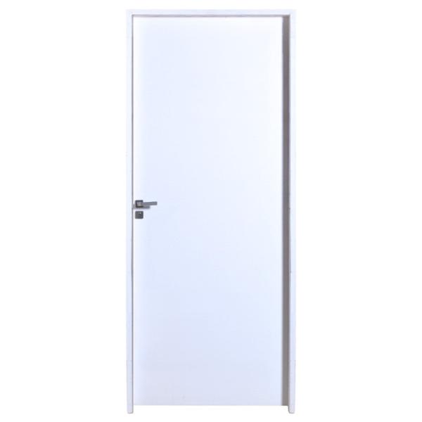 Imagem de Kit Porta de Madeira Lisa Primer 210x92cm Batente 18cm Uniportas