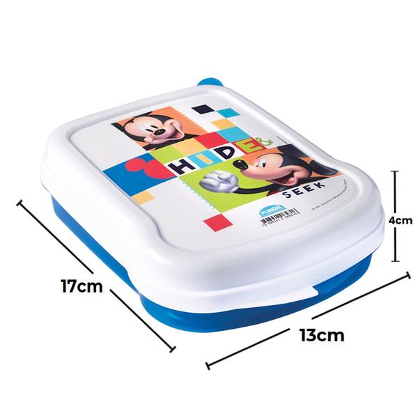 Imagem de Kit Porta Lanche Shakeira 320ml Mickey Escola Infantil