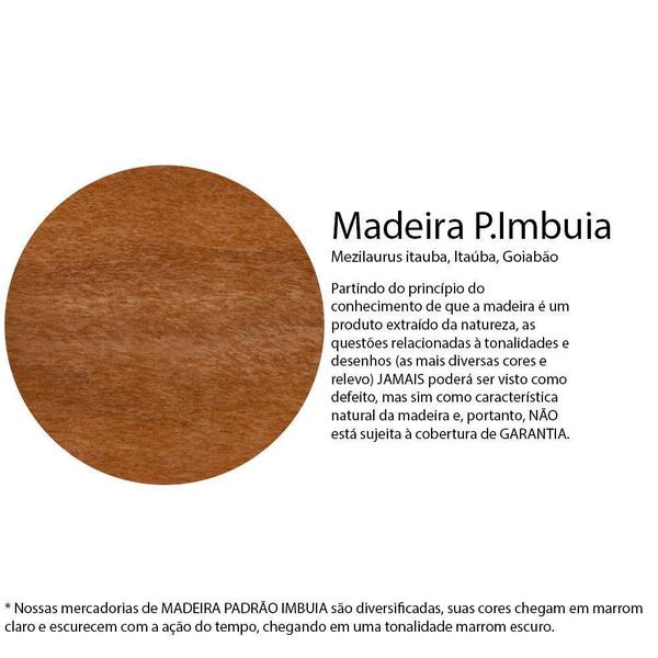 Imagem de Kit Porta Lisa de Madeira Padrão Imbuia 72 X 2.10 Batente Ecológico 11cm Fechadura Comum Lado Esquerdo - Hale