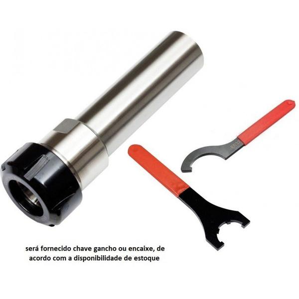 Imagem de Kit Porta Pinças ER40 Haste Paralela 25x50 mm Chave - JG TOOLS