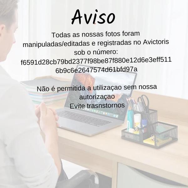 Imagem de Kit Porta Treco Caneta Organizador de Mesa de Escritório