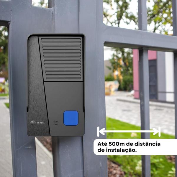 Imagem de Kit Porteiro Eletrônico  Interfone Residêncial HDL