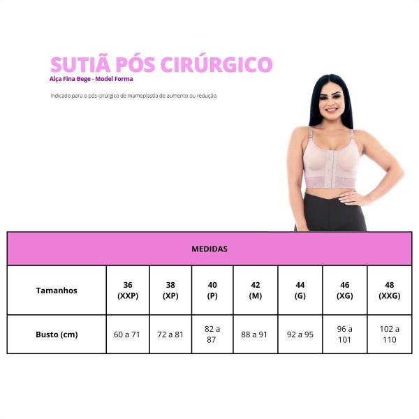 Imagem de Kit Pós Cirúrgico Sutiã Compressico + Fita Silicone Anti Quelóide Cicatrizante Recuperação Completa