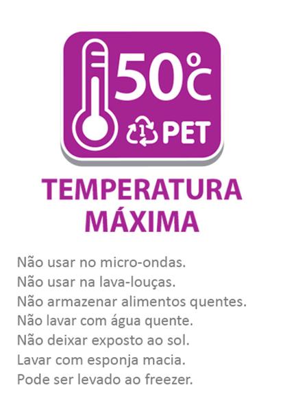 Imagem de Kit Pote Gira E Trava Plasútil 220ml + 550ml