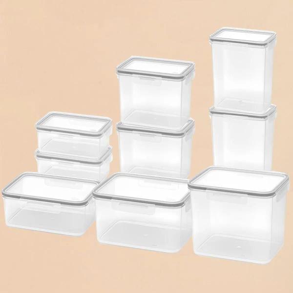 Imagem de Kit pote hug 9pcs transparente