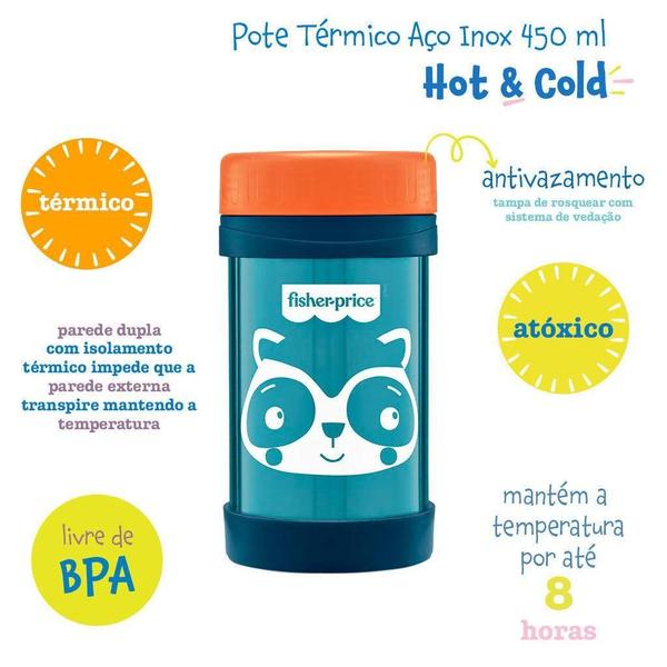 Imagem de Kit Pote Térmico E Bento Box Hot & Cold ul - Fisher Price