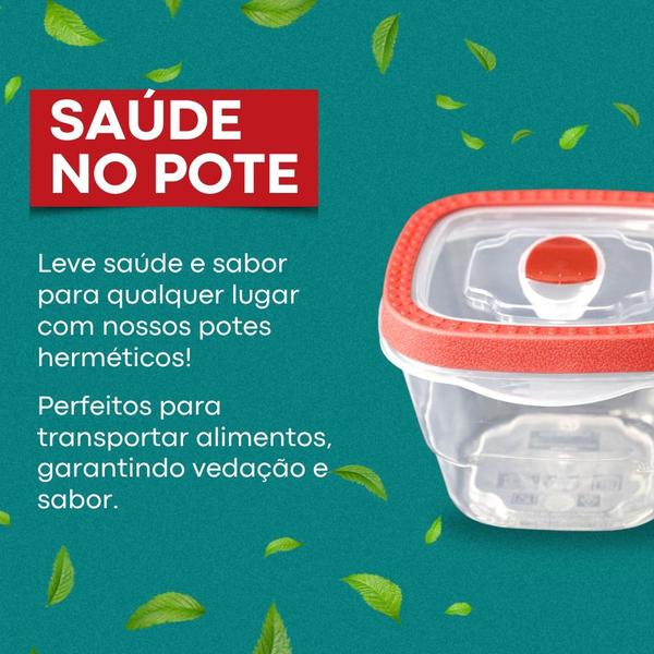 Imagem de Kit potes herméticos tuut 15 unidades transparente polipropileno