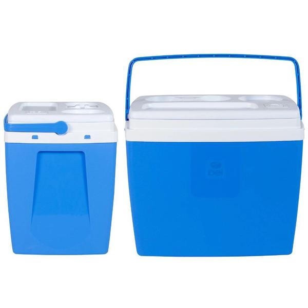 Imagem de Kit Praia com Caixa Termica Cooler 19 L + Duas Cadeiras Coloridas