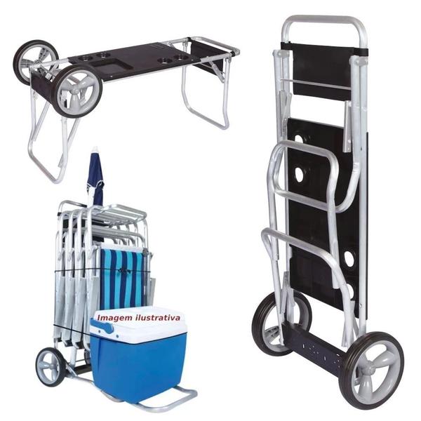 Kit Praia Tenda Gazebo Oxford 3x3 M + Carrinho C/ Avanco Preto + 2 Cadeiras de Praia + Cooler 18 L Mor Imagem de Kit Praia Tenda Gazebo Oxford 3x3 M + Carrinho C/ Avanco Preto + 2 Cadeiras de Praia + Cooler 18 L Mor