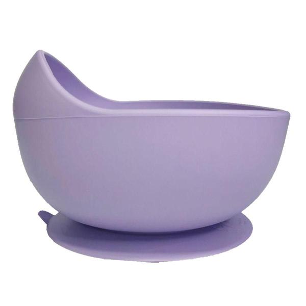 Imagem de Kit Pratinho E Bowl Em Silicone Com Ventosa - Letoy - Roxo