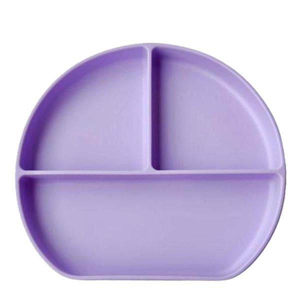 Imagem de Kit Pratinho E Bowl Em Silicone Com Ventosa - Letoy - Roxo