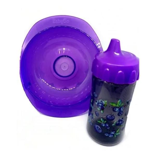 Kit Prato Bowl Com Ventosa + Copo 240Ml Babygo 01319 - Baby Go Imagem de Kit Prato Bowl Com Ventosa + Copo 240Ml Babygo 01319