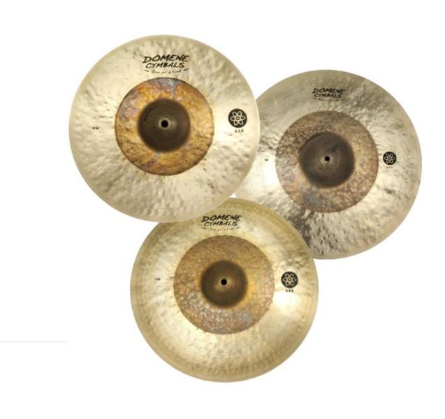 Imagem de Kit Prato de Bateria Domene Cymbals 14hh 16cr 20rd B20 - D.N.A