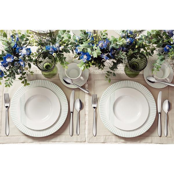 Imagem de Kit Prato Sobremesa Tramontina Monocroma em Porcelana Decorada 21 cm 6 Peças