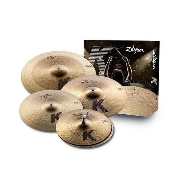 Imagem de Kit Prato Zildjian Kcd900 14Hihat 16Dark Crash 18Dark Crash