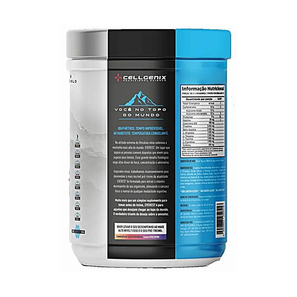 Imagem de Kit Pré treino Everest 450g - Cellgenix + Creatina 100% Pure 500g + Coqueteleira - Puretech