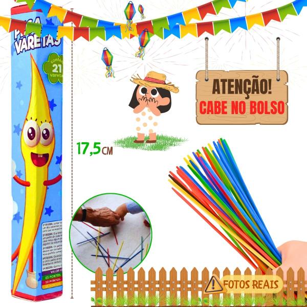 Imagem de Kit Prenda 30 Bolha de Sabão 30 Pega Varetas Lembrancinha Festa Infantil Aniversário Brinquedo Criança Atacado