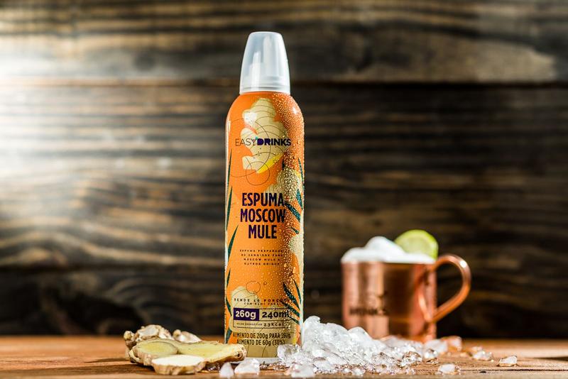 Kit Preparado Moscow Mule Sache E Espuma Gengibre EasyDrinks - EASY DRINKS Imagem de Kit Preparado Moscow Mule Sache E Espuma Gengibre EasyDrinks