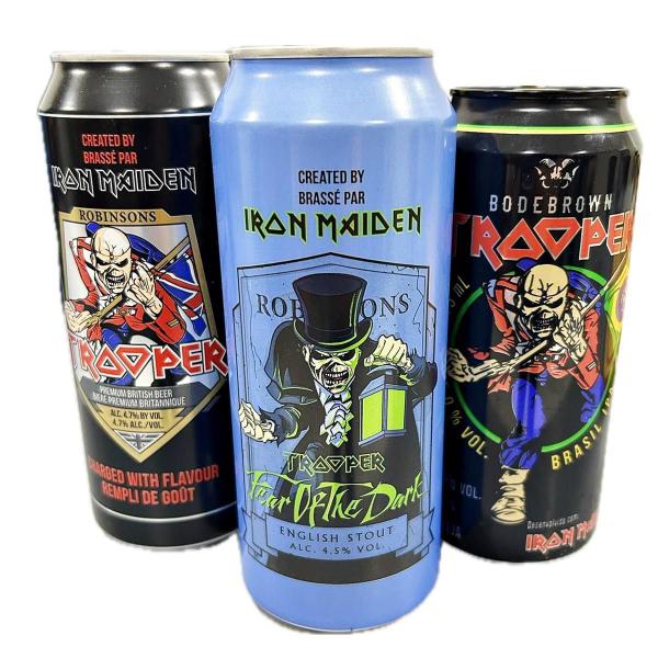 Kit Presente 3 Cervejas Iron Maiden Oficial - Iron Maiden Beer Imagem de Kit Presente 3 Cervejas Iron Maiden Oficial