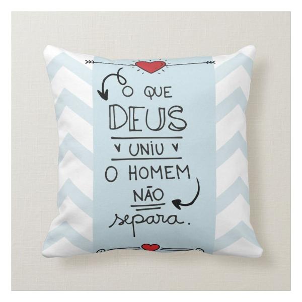 Imagem de Kit Presente Almofada e Caneca Dia dos Namorados - Deus Uniu