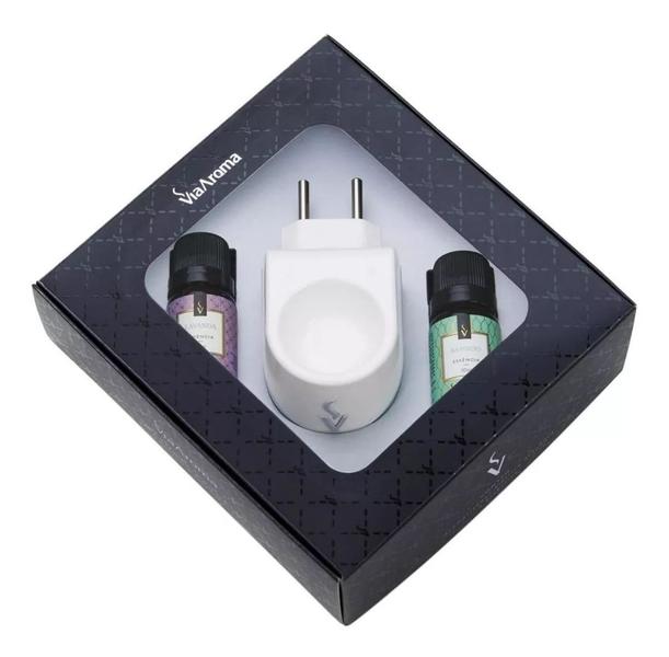 Imagem de Kit Presente Aromatizador Standard + 2 Essencias Bamboo E Lavanda Via Aroma