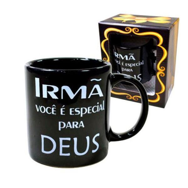 Imagem de Kit Presente Café Coador Ind + Caneca Cerâmica Irmã Você