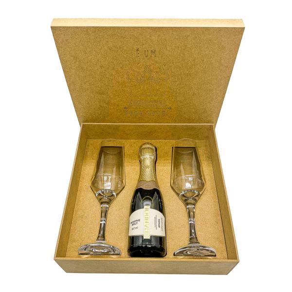 Kit Presente Chandon Baby Réserve Brut + 2 Taças - WebBar