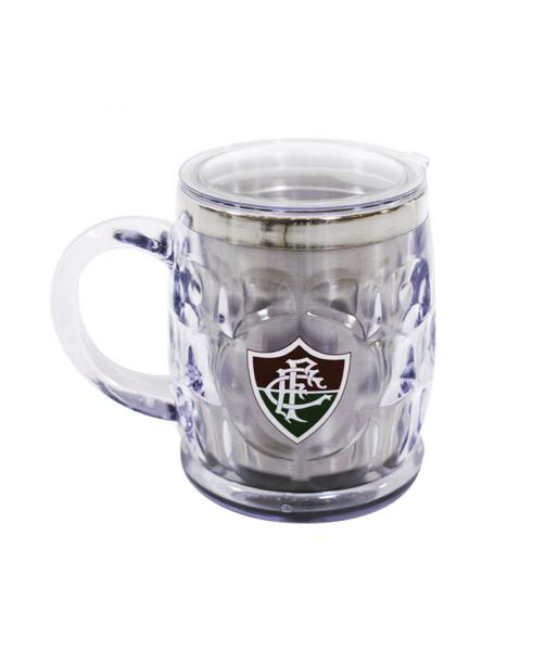 Imagem de Kit Presente Dia dos Namorados Caneca Térmica Sacola Fluminense Cristal 500ml