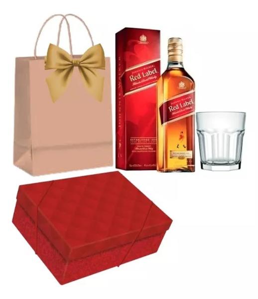 Imagem de Kit Presente Dia Dos Pais Whisky Red Label Com Copo