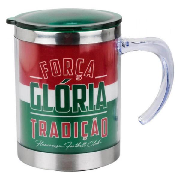 Imagem de Kit Presente Fluminense Caneca Termica+ Garrafa Inox Oficial