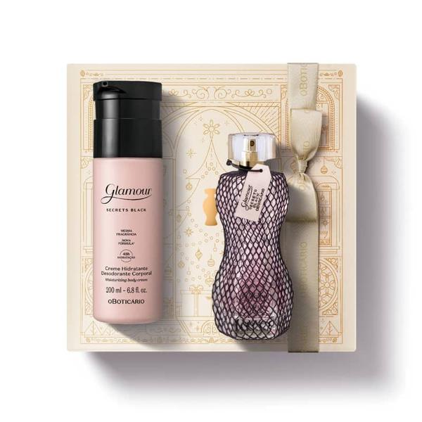 Imagem de Kit Presente Natal Glamour Secrets Black (2 itens)