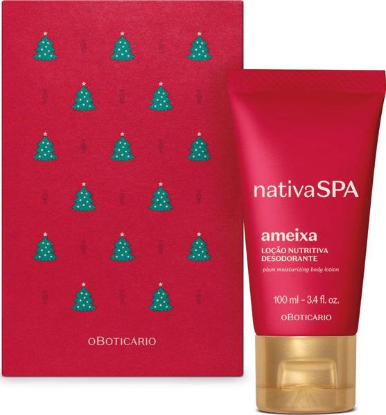 Imagem de Kit Presente Nativa SPA Ameixa Loção 100ml, Embalagem Cartão - O Boticário