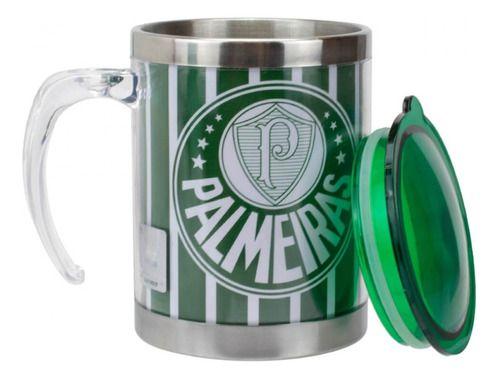 Imagem de Kit Presente Palmeiras Mascote + Caneca Termica Inox Oficial