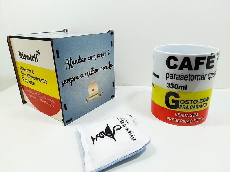 Imagem de Kit Presente Personalizado Risotril &Café Para Farmaceuticos