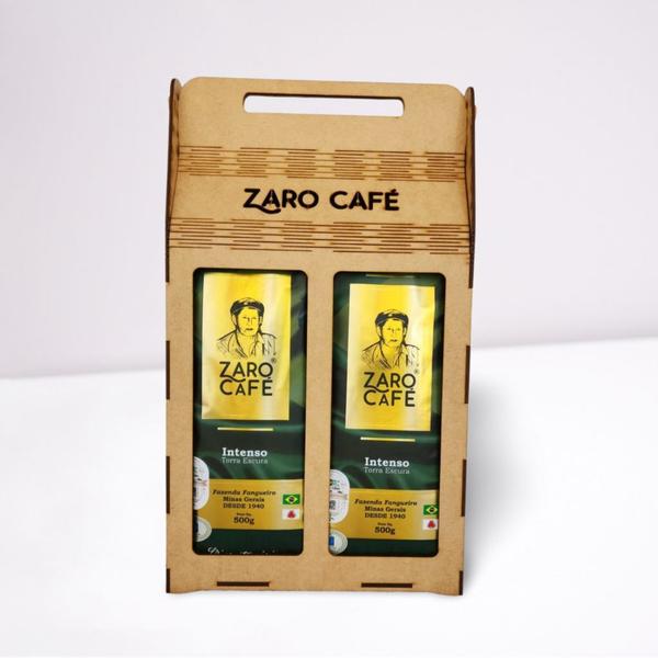 Imagem de Kit Presente Zaro Café Especial Intenso Moído 1kg