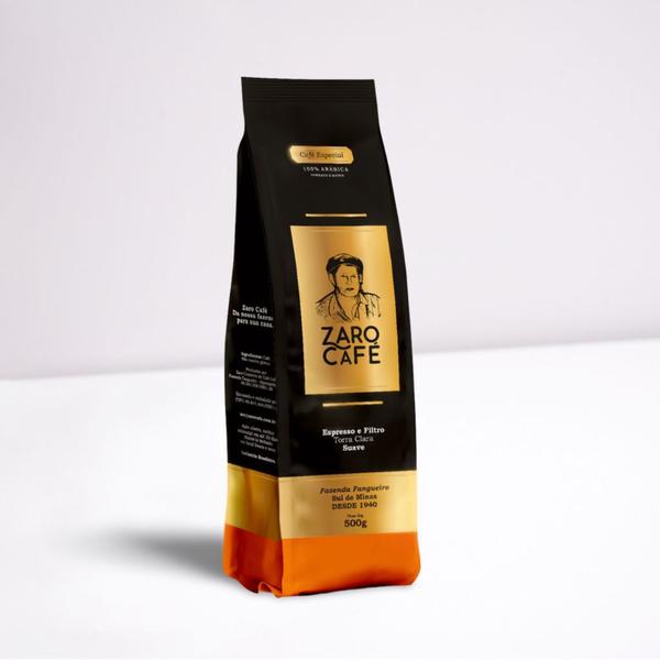 Imagem de Kit Presente Zaro Café Suave Moído 500g + 2 Canecas Laranja 200ml