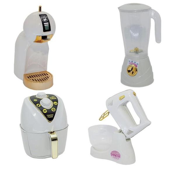Kit Princesa Cozinha Eletro Louça Potes Fogão Máquina 32Pç - Altimar Imagem de Kit Princesa Cozinha Eletro Louça Potes Fogão Máquina 32Pç