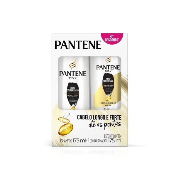 Imagem de Kit Pro-v Hidro-Cauterização Shampoo 175ml E Condicionador Sem Sal 175ml Pantene