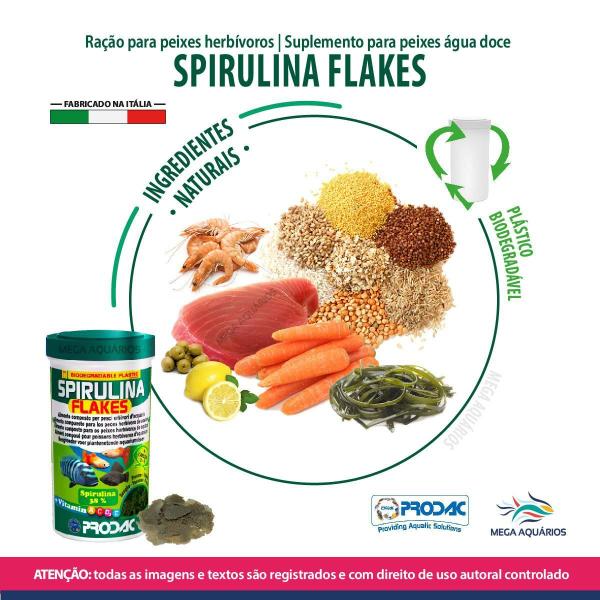 Imagem de Kit Prodac Algae Wafer + Tropical Fish Flakes + Spirulina