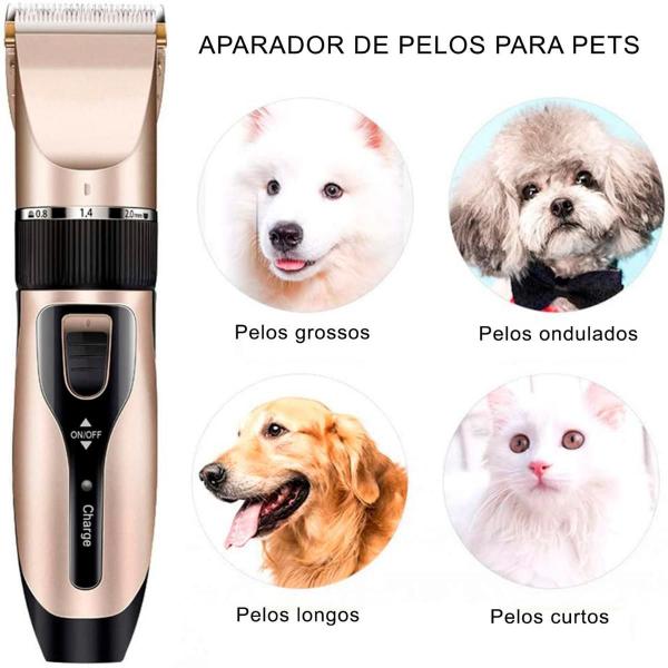 Imagem de Kit Profissional Banho E Tosa Pet Máquina + Acessórios