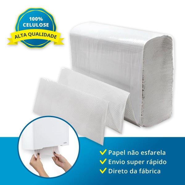 Imagem de kit Promo Papel Toalha Interfolha 100% Celulose 4pct