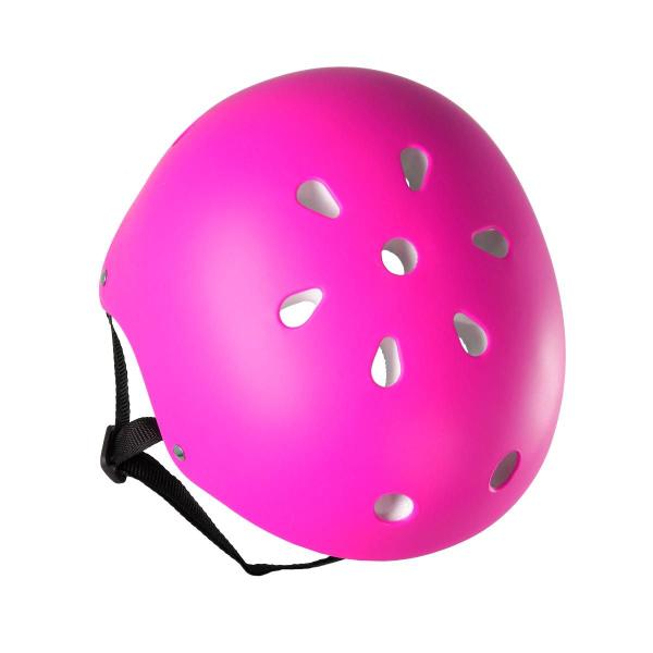 Imagem de Kit proteção infantil semi profissional capacete menina rosa