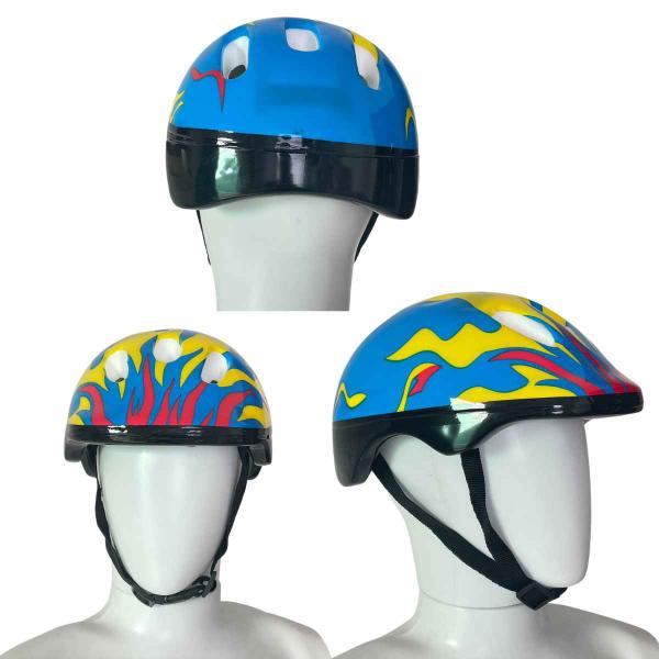 Imagem de Kit Proteção Infantil Zippy Capacete Joelheiras Cotoveleiras Munhequeiras Várias Cores P/ Esportes Patins Skate Patinete