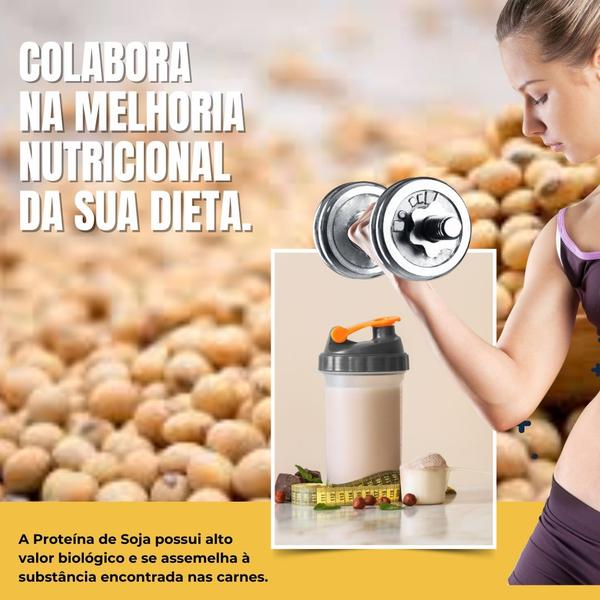 Kit: Proteina de Soja Isolada 500g, Cacau em pó 100g e Creatina 300g - A Organica Imagem de Kit: Proteina de Soja Isolada 500g, Cacau em pó 100g e Creatina 300g