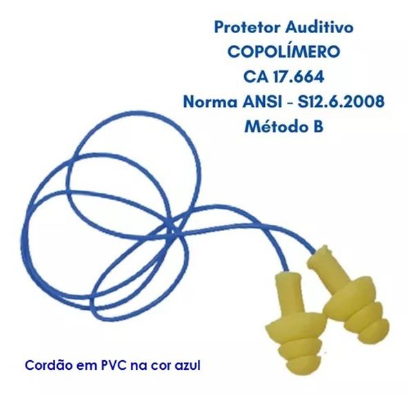 Imagem de Kit Protetor Auricular Auditivo Copolímero Protect Maximu's com 10 unidades