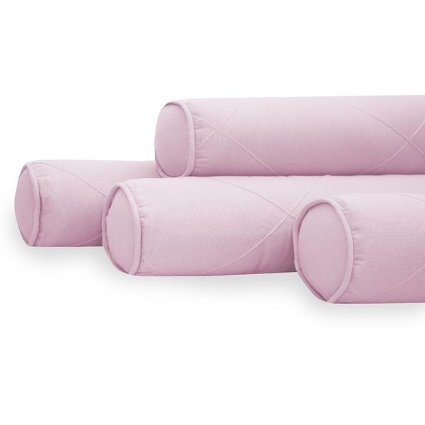 Kit Protetor de Berço 100% Algodão Percal 200 fios Rolinho Moderninhos 08 Peças - Marina Enxovais Imagem de Kit Protetor de Berço 100% Algodão Percal 200 fios Rolinho Moderninhos 08 Peças
