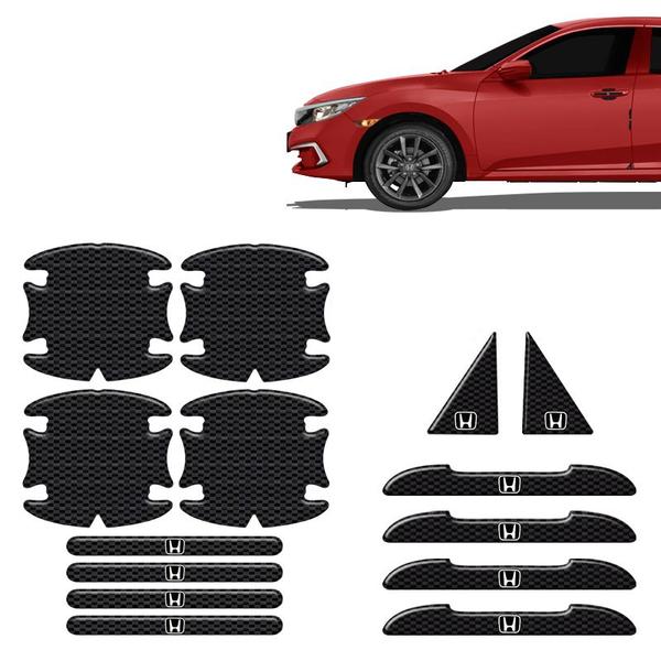 Kit Protetor De Maçaneta Fibra De Carbono Honda Resinado - SPORTINOX Imagem de Kit Protetor De Maçaneta Fibra De Carbono Honda Resinado