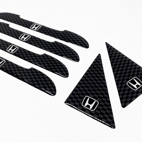 Kit Protetor De Maçaneta Fibra De Carbono Honda Resinado - SPORTINOX Imagem de Kit Protetor De Maçaneta Fibra De Carbono Honda Resinado