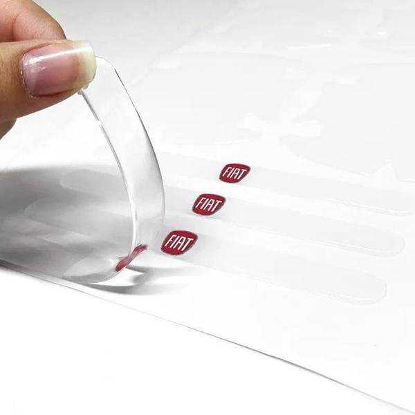 Kit Protetor Maçaneta Silicone Incolor Todos Os Carros Fiat - Rvt Imagem de Kit Protetor Maçaneta Silicone Incolor Todos Os Carros Fiat